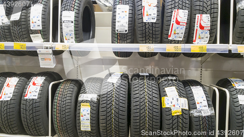 Image of Tires in a shop