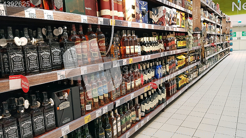 Image of Whisky bottle, beverage department