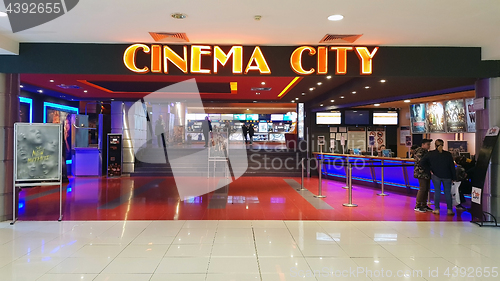 Image of Cinema city in a commercial center