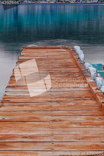 Image of Wooden pier in the sunset