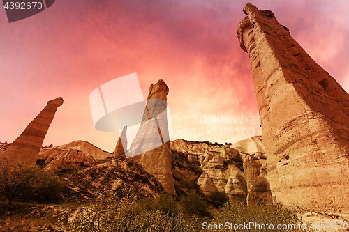 Image of Love valley near Goreme, Turkey