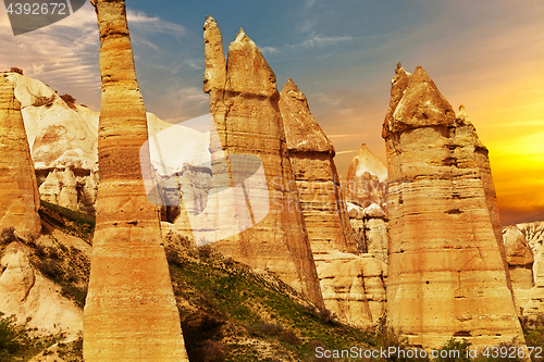 Image of Love valley near Goreme, Turkey