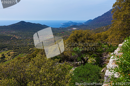 Image of Valley in the mountains near the sea