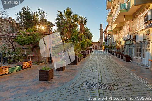 Image of Ancient street of the Antalya city.