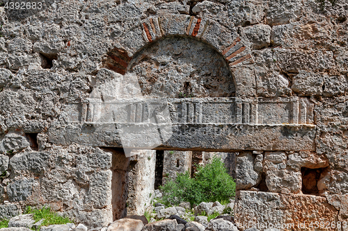 Image of Ruins of ancient city , Appolonia in Antalia, Turkey