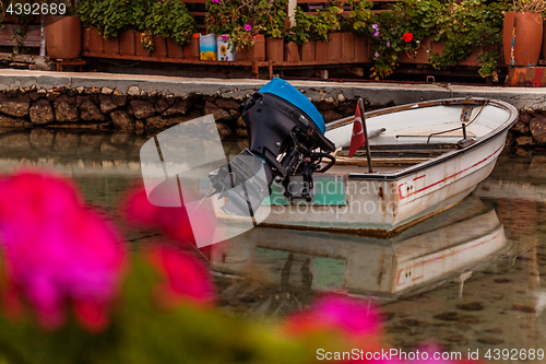 Image of Boat in small fishers village