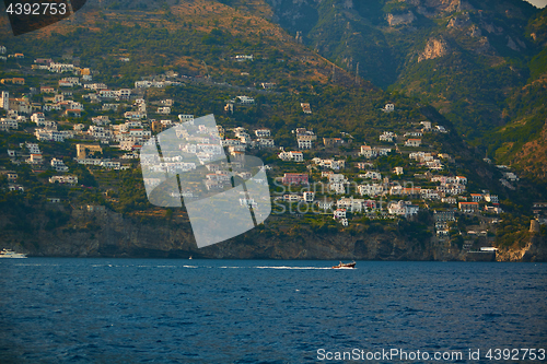 Image of travel in Italy series - view of beautiful Amalfi