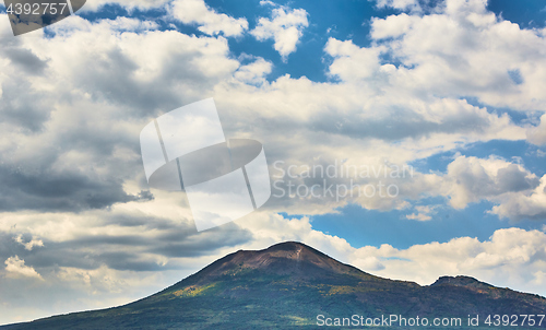 Image of View of Vesuvius volcano from Naples