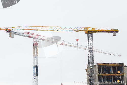 Image of Crane is used in the construction