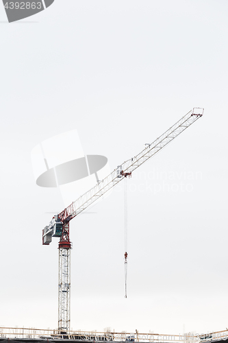 Image of Crane is used in the construction