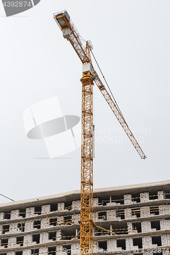 Image of Crane is used in the construction