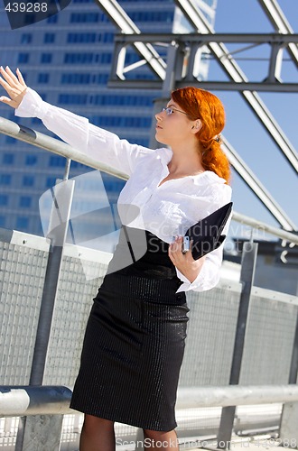 Image of confident businesswoman