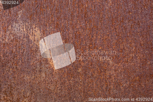 Image of old rusty metal sheet