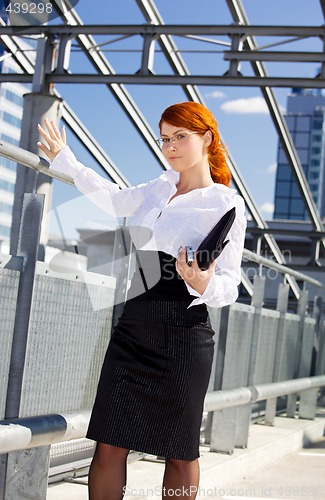 Image of confident businesswoman