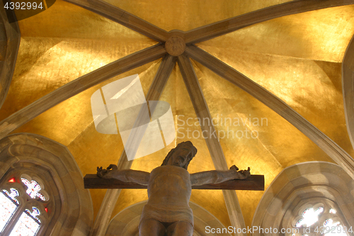 Image of Jesus on the cross, Zagreb, St. Mark church