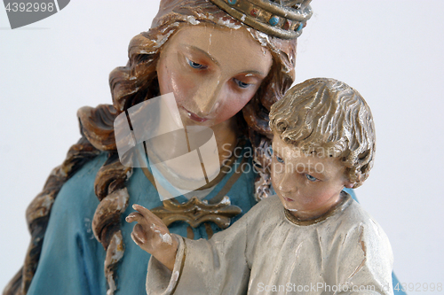 Image of Blessed Virgin Mary with baby Jesus