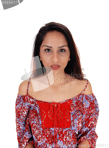 Image of Beautiful portrait image of young woman