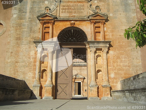 Image of Entrance to Greek monastery