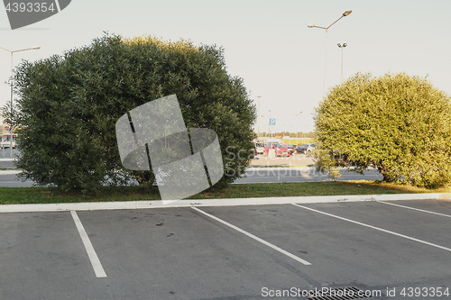 Image of Empty parking lot area