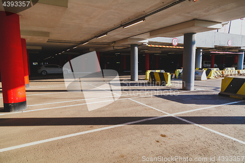 Image of Empty parking lot area