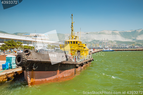 Image of Large tugboat berth