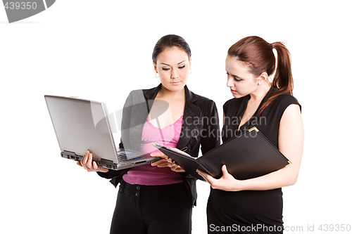 Image of Working businesswomen