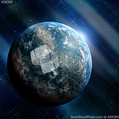 Image of Earthlike planet