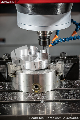 Image of Metalworking CNC milling machine.