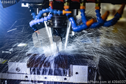 Image of Metalworking CNC milling machine.