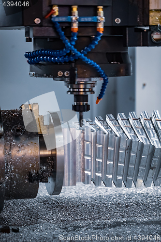 Image of Metalworking CNC milling machine.