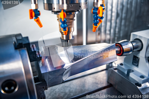 Image of Metalworking CNC milling machine.
