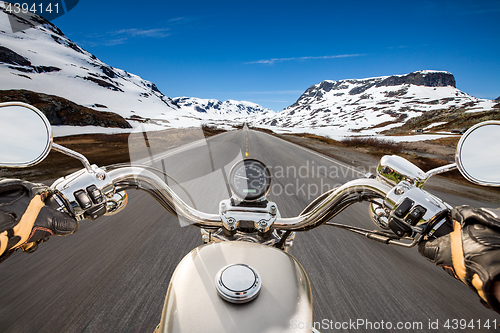 Image of Biker First-person view