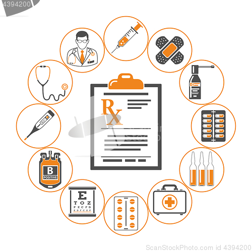 Image of Medicine and Healthcare Infographics