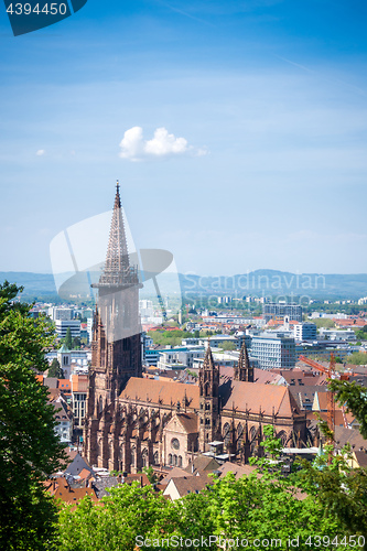 Image of cathedral in Freiburg 