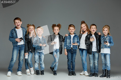 Image of Group of Children Studio Concept