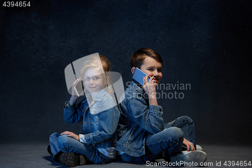 Image of Group of Children Studio Concept