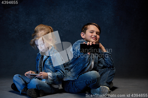 Image of Group of Children Studio Concept