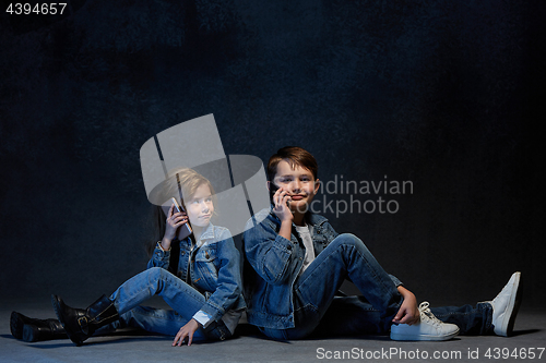 Image of Group of Children Studio Concept