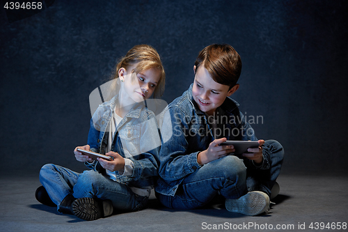 Image of Group of Children Studio Concept