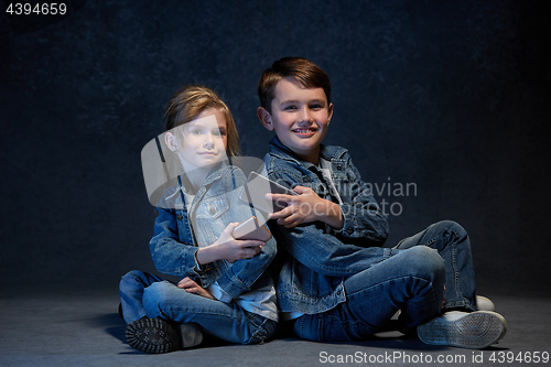 Image of Group of Children Studio Concept