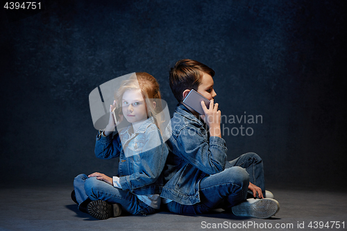 Image of Group of Children Studio Concept