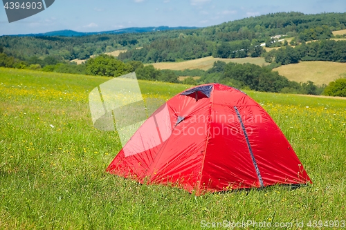 Image of Tents on grass