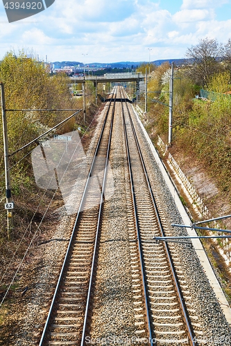 Image of Merging Railway Tracks