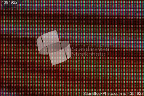 Image of LCD screen pixels