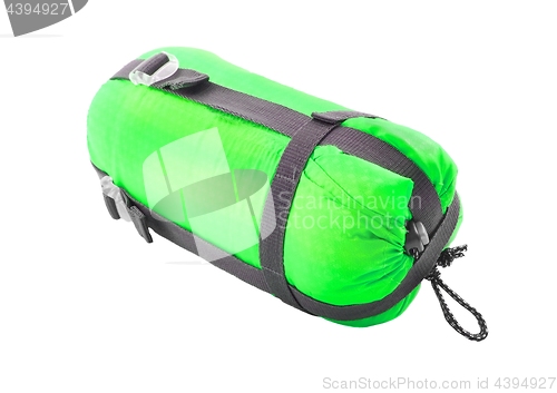 Image of Sleeping bag packed