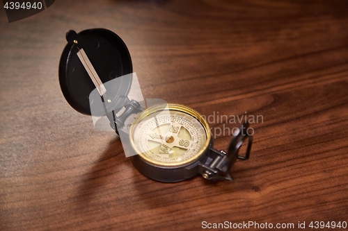 Image of Compass on a desk