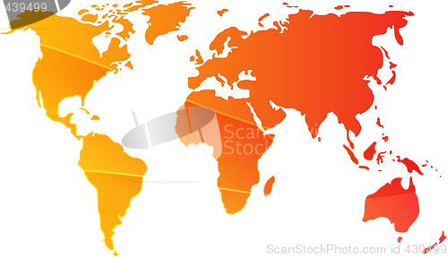 Image of Map of the world illustration