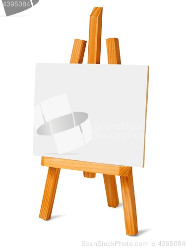 Image of Small easel and canvas