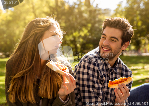 Image of Pizza and Friends