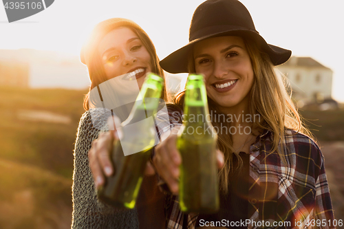 Image of Enjoying life with a toast